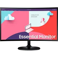 Samsung Monitor S27C364Eau monitor komputerowy 68,6 cm 27 1920 x 1080 px Full Hd Lcd Czarny Ls27C364Eauxen