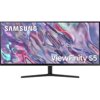 Samsung Viewfinity S5 S50Gc 86.4 cm 34 3440 x 1440 pixels Ultrawide Quad Hd Led Black Ls34C500Gauxen