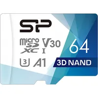 Silicon Power Superior Pro memory card 64 Gb Microsdxc Class 10 Uhs-Iii Sp064Gbstxdu3V20Ab