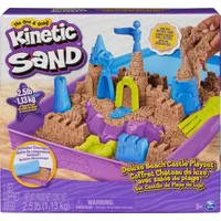 Spin Master Kinetic Sand - Piasek kinetyczny Zamek na plaży Zestaw z piaskownicą 20143453 778988491119