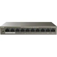 Tenda Tef1110P-8-63W network switch Unmanaged Fast Ethernet 10/100 Power over Poe Black