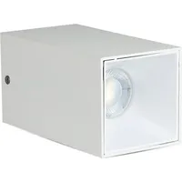 V-Tac Lampa sufitowa spot sufitowy Vt-882 Gu10 35W Ip20 kwadrat 14 x 7,4 cm biały Twm984338