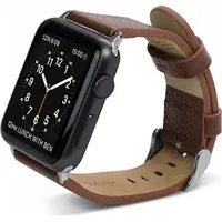 X-Doria Lux Band - Skórzany pasek do Apple Watch 38Mm Brązowy uniwersalny 33487-Uniw
