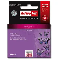 Activejet Ab-1240Mnx ink Replacement for Brother Lc1220Bk/Lc1240Bk Supreme 12 ml magenta Ab1240Mnx
