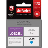 Activejet Ab-3213Cn printer ink for Brother, Brother Lc3213C replacement Supreme 7 ml cyan