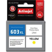 Activejet Ae-603Ynx ink for Epson printer, 603Xl T03A44 replacement Supreme 14 ml yellow