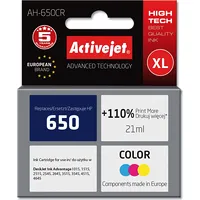 Activejet Ah-650Cr ink for Hp printer 650 Cz102Ae replacement Premium 21 ml color