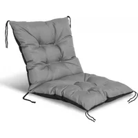 Aio Europe Poduszka ogrodowa na krzesło, szara 50X50X50 cm Art625317