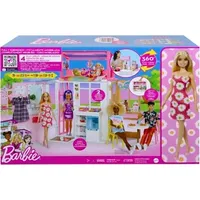 Barbie Kompaktowy domek  lalka Hcd48