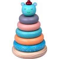 Barbo Toys Drewniana wieża Piramida Leśni Przyjaciele 460392