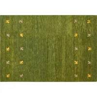 Beliani Dywan wełniany 160 x 230 cm zielony Yulafi Lumarko 384164 Bel