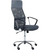 Beliani Krzesło biurowe regulowane szare Design Lumarko 391786 Bel
