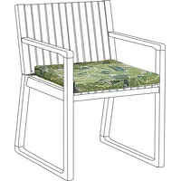 Beliani Poduszka na krzesło ogrodowe zielona Sassari 213092
