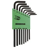 Bondhus Zestaw kluczy trzpieniowych torx typ L T6-T25 8Szt. 31732