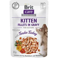 Brit Care Cat Kitten Tender Turkey Pouch 85G Art624149