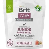 Brit Care Dog Sustainable Junior Large Breed Chicken  Insect - dry dog food 1 kg 100-172178
