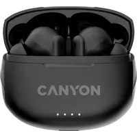 Canyon Słuchawki Tws-8, Bluetooth headset, with microphone, Enc, Bt V5.3 Jl 6976D4, Frequence Response20Hz-20Khz, battery Earbud 40Mah2Charging Case 470Mah, type-C cable length 0.24M, Size 5948.825.5Mm, 0.041Kg, Black Art682702