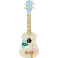 Classic World Drewniane Ukulele Gitara dla Dzieci Niebieskie 6927049045608