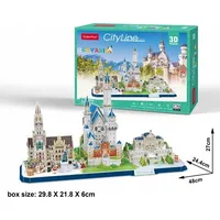 Cubicfun Puzzle 3D City Line Bawaria Gxp-687411