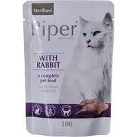Dolina Noteci Piper for a cat sterilized with rabbit 100 g Art498766