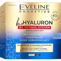 Eveline bioHYALURON 3Xretinol System 60 Multiodżywczy Krem-Filler silnie odbudowujący 50Ml 0826075