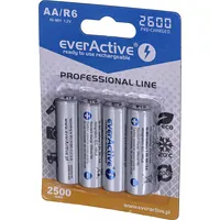 Everactive Rechargeable batteries everActive Ni-Mh R6 Aa 2600 mAh Professional Line Evhrl6-2600