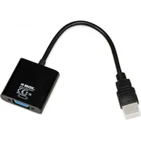 Ibox Iahv01 video cable adapter Hdmi Type A Standard Vga D-Sub Black