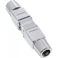 Inline Cable connector Cat.6A, shielded, tool free coupler 69992E