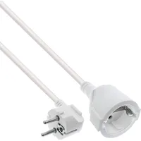 Inline Power Extension Cable angeld Type F white 3M 16403U