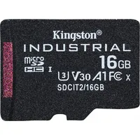 Kingston Karta Industrial Microsdhc 16 Gb Class 10 Uhs-I/U3 A1 V30 Sdcit2/16Gbsp
