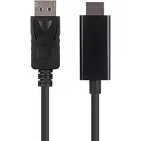 Lanberg Ca-Dphd-11Cc-0030-Bk cable gender changer Displayport Hdmi Black