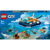 Lego City Łódź do nurkowania badacza 60377