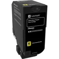 Lexmark Toner Return, Yellow, Cs720 Cx/Cs725 74C20Y0