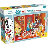 Lisciani Puzzle podłogowe dwustronne Maxi 24 Klasyka Disney 452653