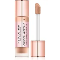 Makeup Revolution Conceal and Define Foundation F3 23Ml 739036