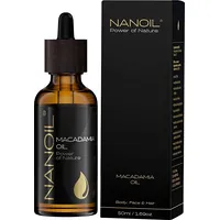 Nanoil Olejek makadamia do pielęgnacji włosów i ciała 50Ml 5905669547161