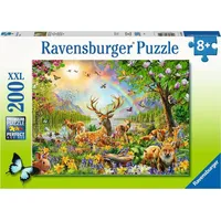 Ravensburger Childrens puzzle graceful deer family 200 pieces 13352