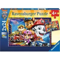 Ravensburger Puzzle dla dzieci 2X24 Psi Patrol Film 486983