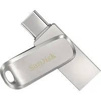 Sandisk Ultra Dual Drive Luxe Usb flash drive 1000 Gb Type-A / Type-C 3.2 Gen 1 3.1 Stainless steel Sdddc4-1T00-G46