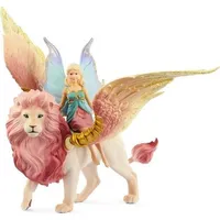 Schleich Figurka Bayala Elf on winged lion, toy figure 70714