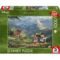 Schmidt Spiele Puzzle Pq 1000 Myszka MikiMinnie w Alpach G3 458532