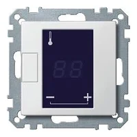 Schneider Regulator temperatury Merten System M uniwersalny 230V 5-50 stopni Ip20 z ekranem dotykowym mechanizm Mtn5775-0000