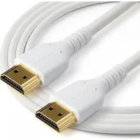 Startech Kabel Startech.com Premium High Speed Hdmi mit Ethernet - 1M weisses robustes 4K 60Hz Aramidfaser 2.0 Rhdmm1Mpw