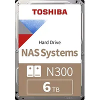 Toshiba Dysk serwerowy N300 Nas Hard Drive 6Tb Sata 3.5Inch 7200Rpm 256Mb Retail Hdwg460Ezsta