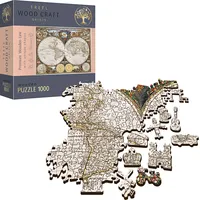 Trefl Puzzle drewniane 1000 Antyczna mapa świata 459811