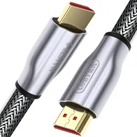 Unitek Y-C139Rgy Hdmi cable 3 m Type A Standard Silver, Zinc