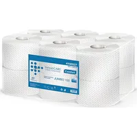 Velvet Papier toaletowy celulozowy Professional Jumbo, 2-Warstwowy, 800 listków, 100M, 12Szt., biały Vlp-4100537