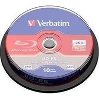 Verbatim Odtwarzacz Blu-Ray Bd-Re Sl 25 Gb 2X Spindle 10 szt. 43694