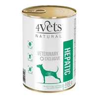 4Vets Natural Hepatic Dog  - wet dog food 400 g Art764306