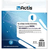 Actis Kh-300Bkr ink for Hp printer 300Xl Cc641Ee replacement Standard 15 ml black